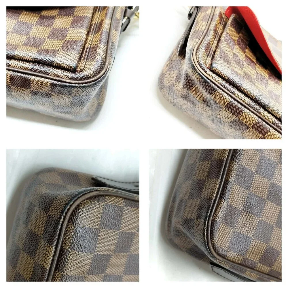 Authentic Louis Vuitton Ravello GM Damier Shoulder Bag mn549-030626 - Picture 9 of 16